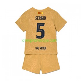 FC Barcelona Sergio Busquets 5 Dres Dječji Gostujući 2022/2023 Kratkih Rukava